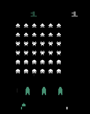 Invaders Take Two Title Screen